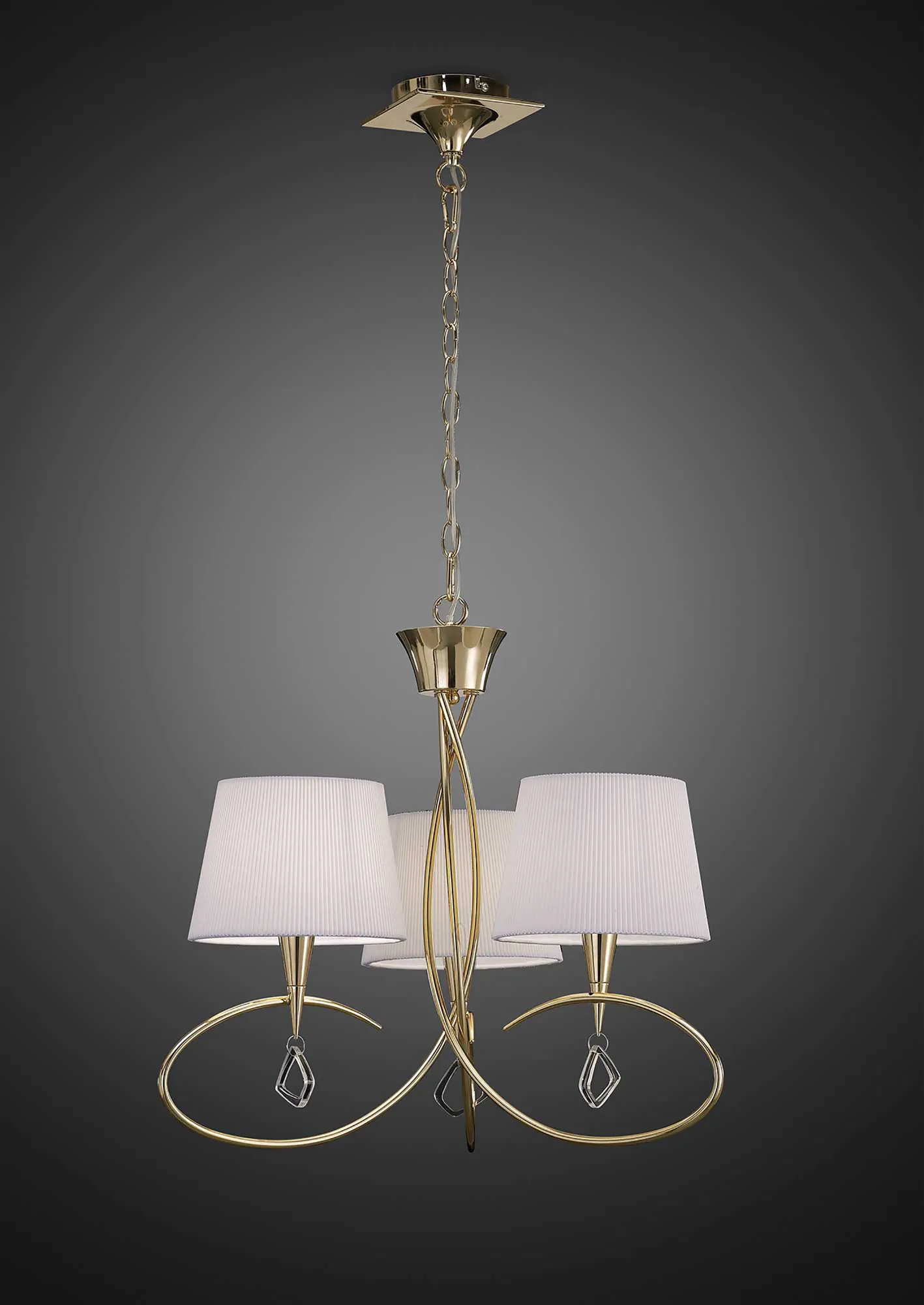 Mara French Gold-Ivory White Ceiling Lights Mantra Multi Arm Fittings Mara French Gold-Ivory White Ceiling Lights Mantra Multi Arm Fittings